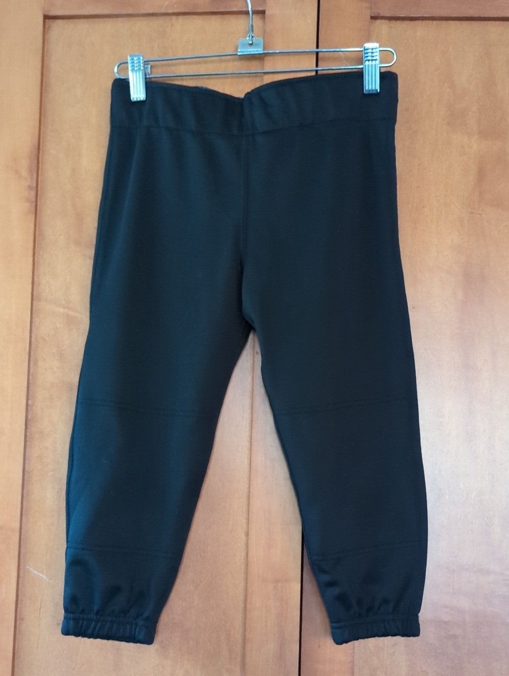 Easton Kids Black Elastic-Waist Baseball Pants Large
